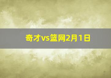 奇才vs篮网2月1日