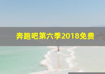 奔跑吧第六季2018免费