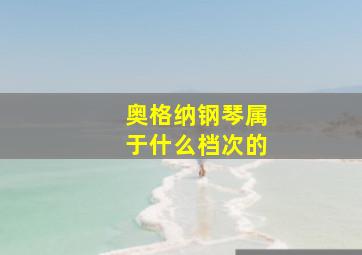 奥格纳钢琴属于什么档次的