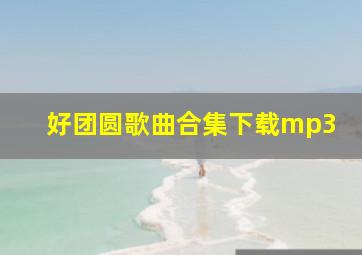 好团圆歌曲合集下载mp3