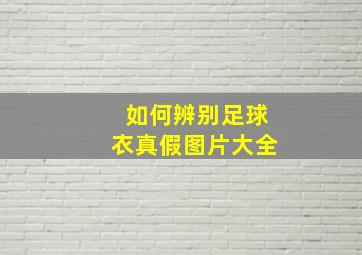 如何辨别足球衣真假图片大全