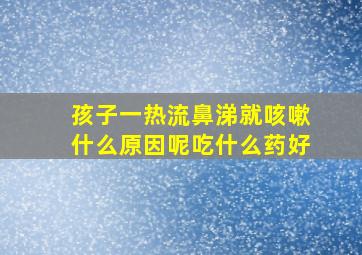 孩子一热流鼻涕就咳嗽什么原因呢吃什么药好