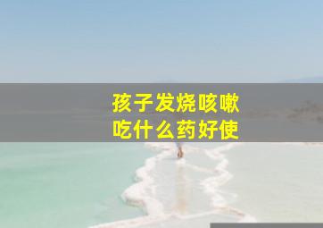 孩子发烧咳嗽吃什么药好使