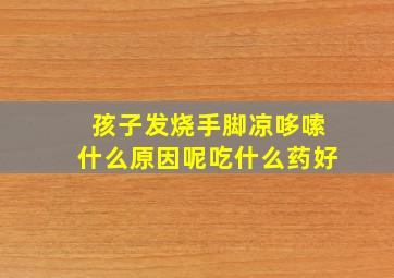 孩子发烧手脚凉哆嗦什么原因呢吃什么药好