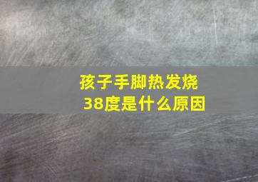 孩子手脚热发烧38度是什么原因