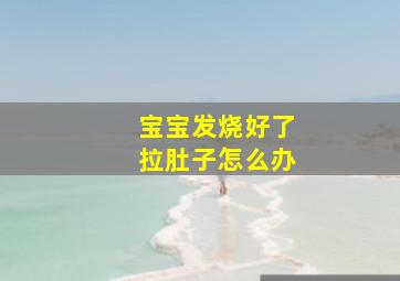 宝宝发烧好了拉肚子怎么办