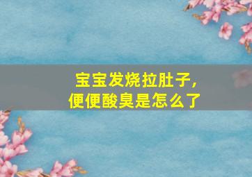 宝宝发烧拉肚子,便便酸臭是怎么了