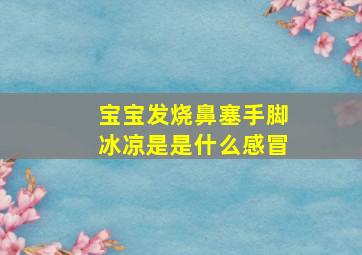 宝宝发烧鼻塞手脚冰凉是是什么感冒