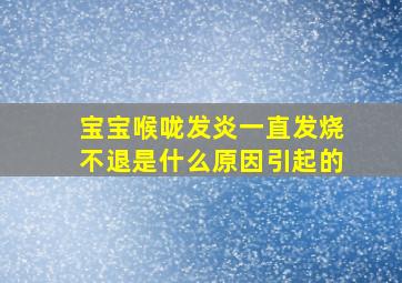 宝宝喉咙发炎一直发烧不退是什么原因引起的