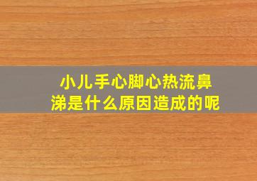 小儿手心脚心热流鼻涕是什么原因造成的呢