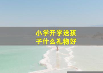 小学开学送孩子什么礼物好