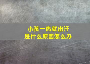 小孩一热就出汗是什么原因怎么办