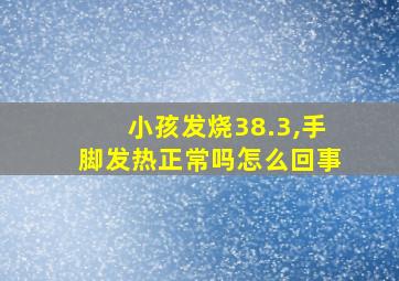 小孩发烧38.3,手脚发热正常吗怎么回事