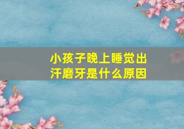 小孩子晚上睡觉出汗磨牙是什么原因