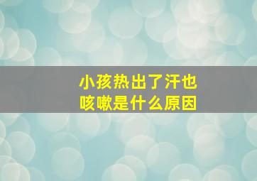 小孩热出了汗也咳嗽是什么原因