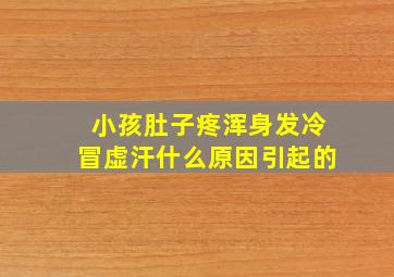 小孩肚子疼浑身发冷冒虚汗什么原因引起的