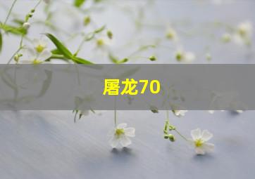 屠龙70