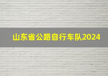 山东省公路自行车队2024