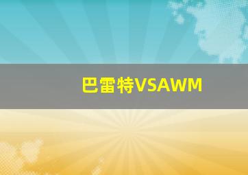 巴雷特VSAWM