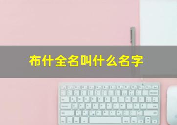 布什全名叫什么名字