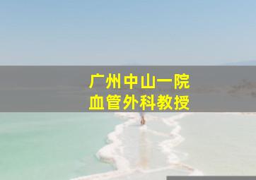 广州中山一院血管外科教授