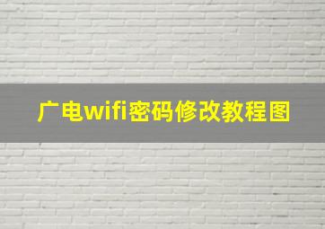 广电wifi密码修改教程图