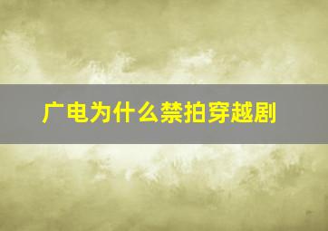 广电为什么禁拍穿越剧