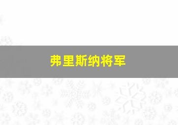 弗里斯纳将军