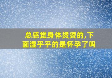 总感觉身体烫烫的,下面湿乎乎的是怀孕了吗