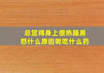 总觉得身上很热躁易怒什么原因呢吃什么药