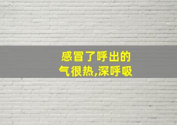 感冒了呼出的气很热,深呼吸