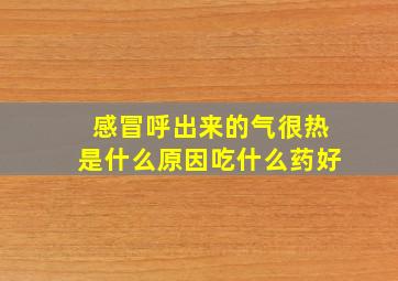 感冒呼出来的气很热是什么原因吃什么药好