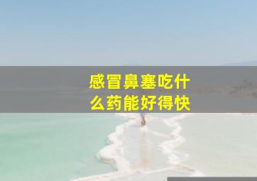 感冒鼻塞吃什么药能好得快