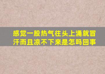 感觉一股热气往头上涌就冒汗而且凉不下来是怎吗回事