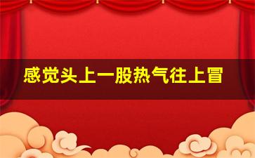 感觉头上一股热气往上冒