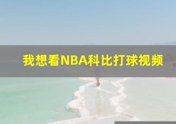 我想看NBA科比打球视频