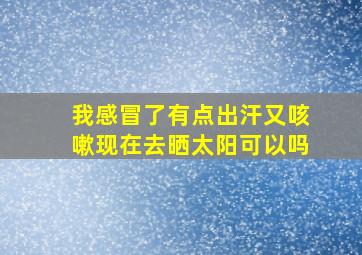 我感冒了有点出汗又咳嗽现在去晒太阳可以吗