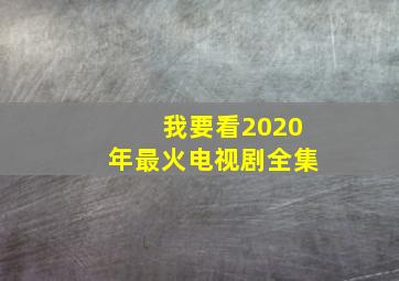 我要看2020年最火电视剧全集