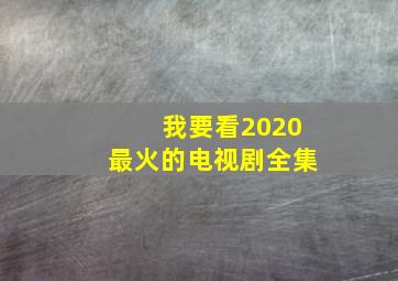 我要看2020最火的电视剧全集