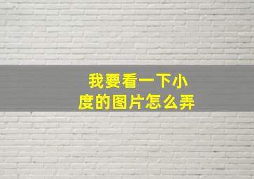 我要看一下小度的图片怎么弄