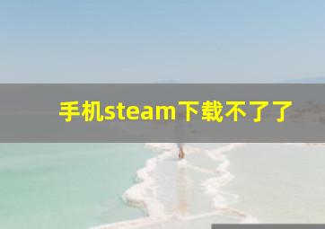 手机steam下载不了了