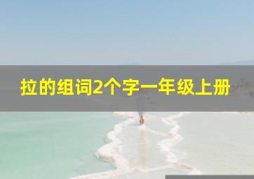 拉的组词2个字一年级上册