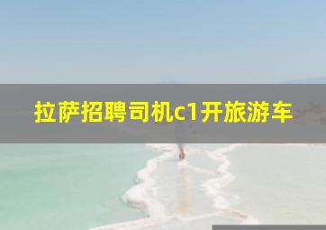 拉萨招聘司机c1开旅游车