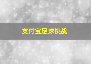 支付宝足球挑战