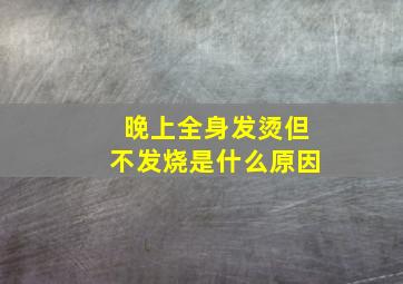 晚上全身发烫但不发烧是什么原因