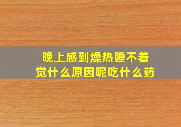 晚上感到燥热睡不着觉什么原因呢吃什么药