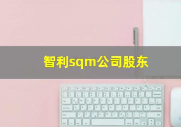 智利sqm公司股东