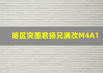 暗区突围君扬兄满改M4A1