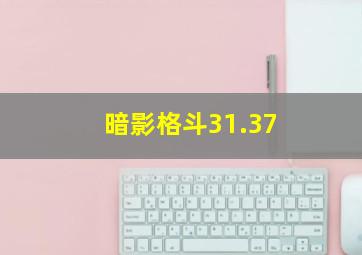 暗影格斗31.37