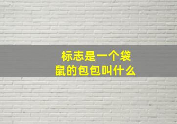 标志是一个袋鼠的包包叫什么